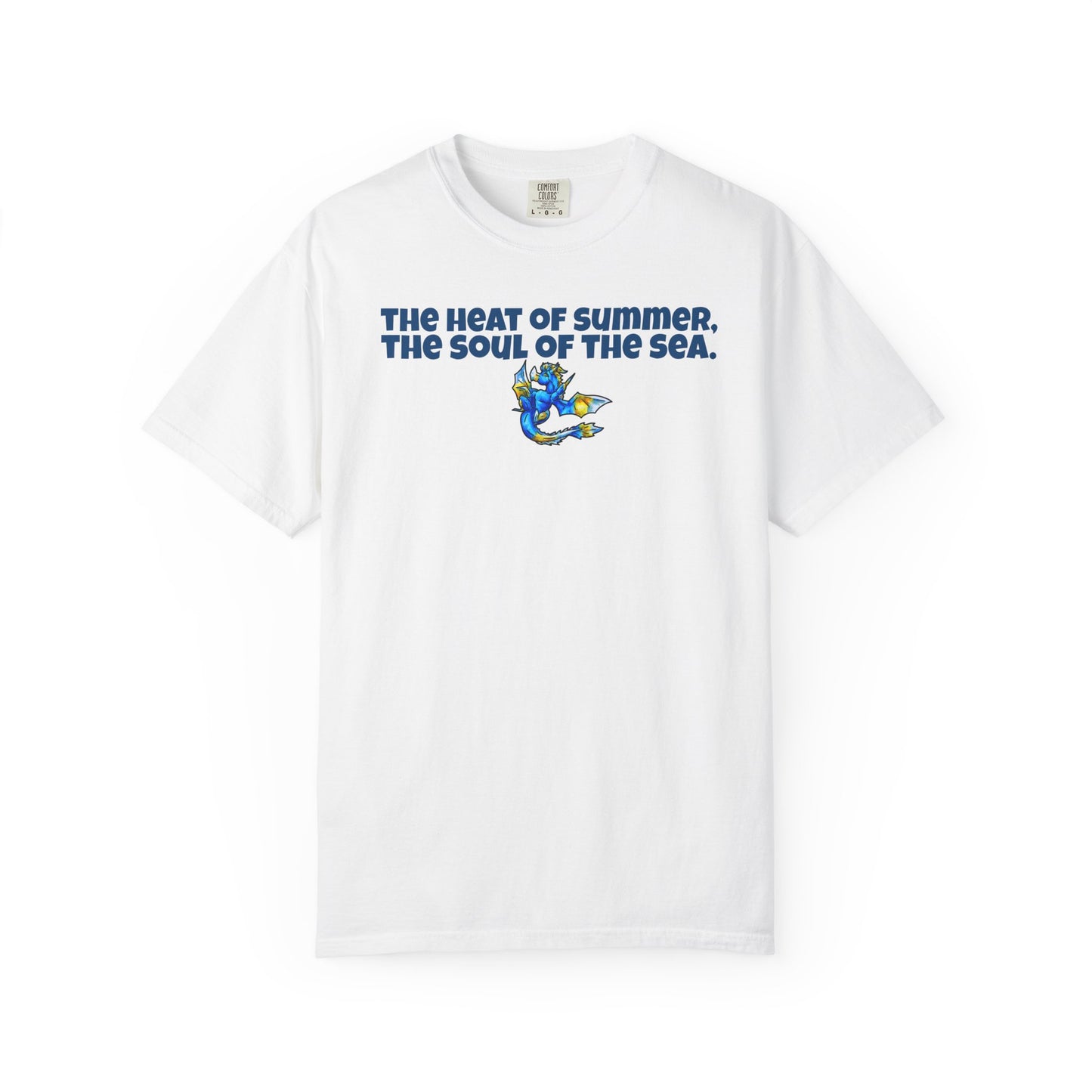 Chibi Summer Dragon- Heat & Soul- Summer Fantasy- Sunlit Tide Dragon- T-Shirt