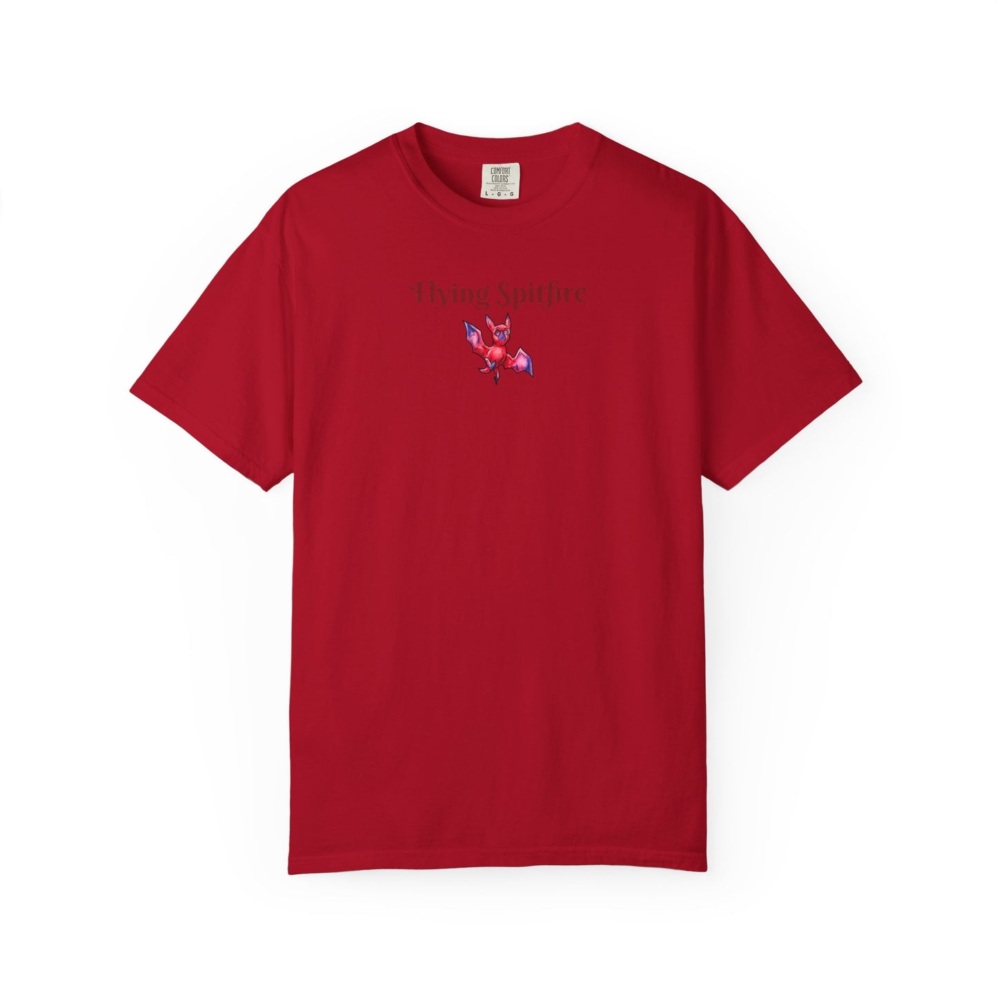 Chibi Myra the Bat- Flying Spitfire- Chibi Bat- Cute Animal -T-shirt
