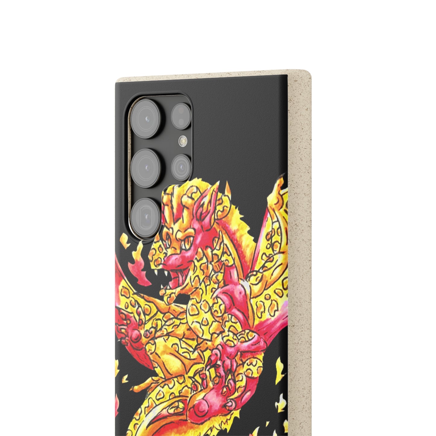 Cutesy Fire Dragon Float Biodegradable Cases