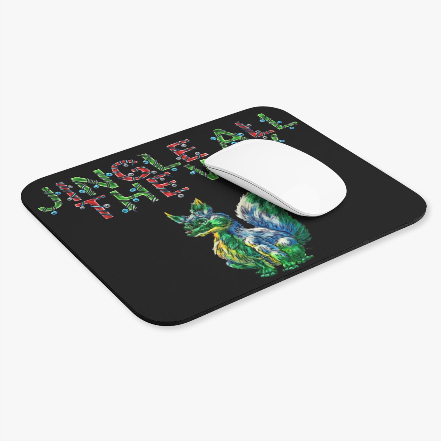 Jingle the Fox Mouse Pad (Rectangle)