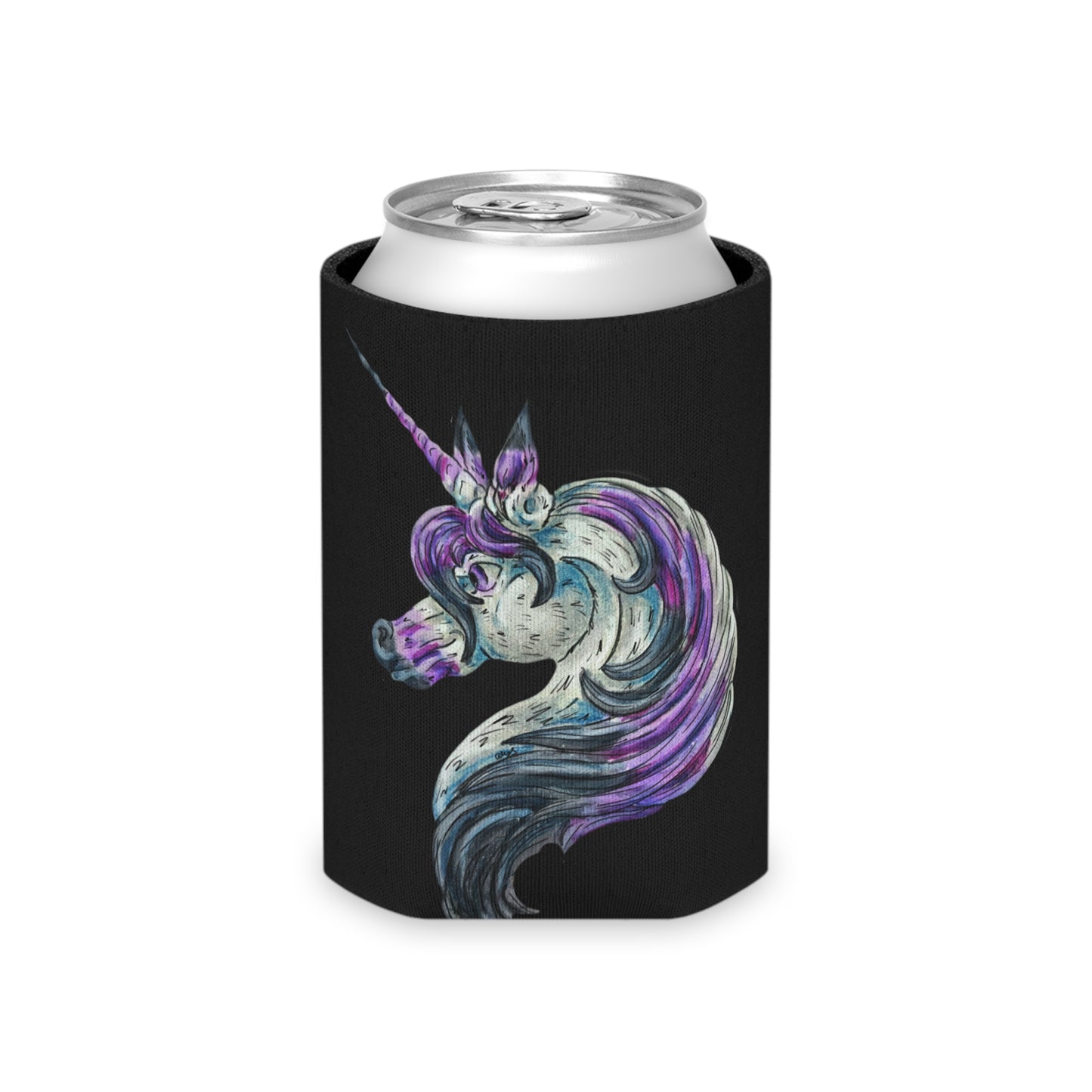 Unicorn Head Can Cooler