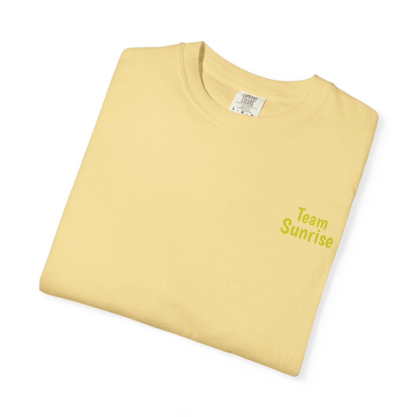 Team Sunrise Hippocampus – Golden Ocean Fantasy Art – Warm Fantasy Sea Creature Art- T-shirt