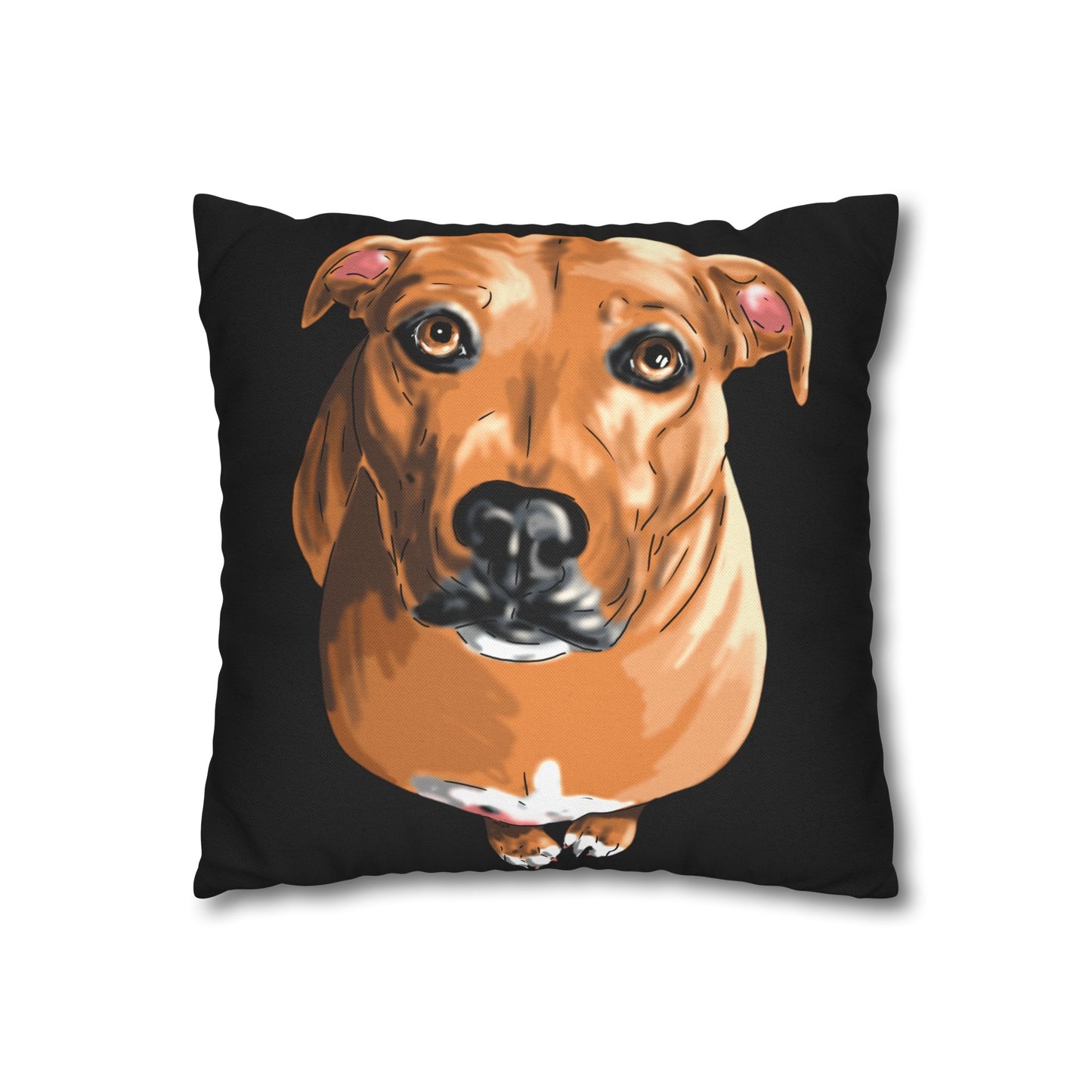 Bullet Spun Polyester Square Pillowcase