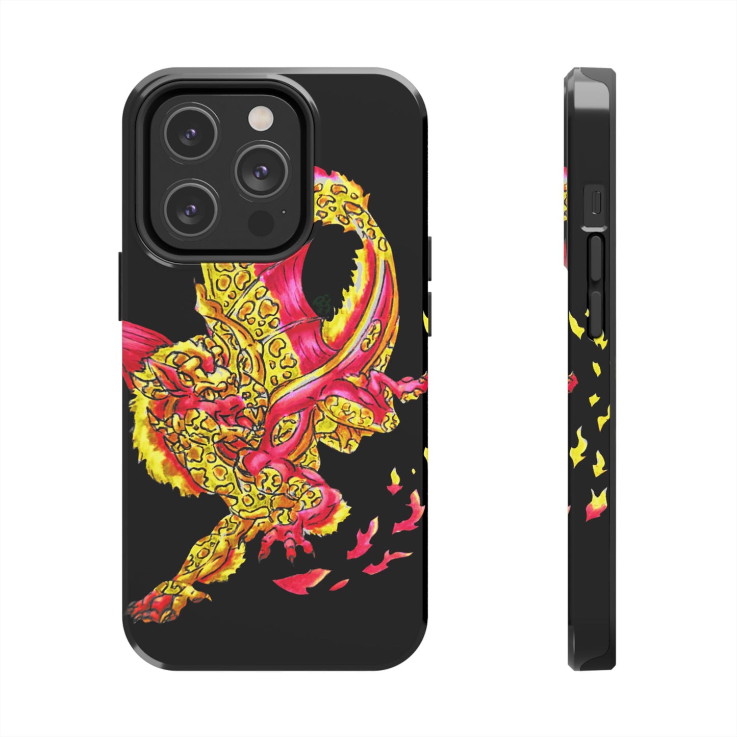 Cutesy Fire Dragon Fly Tough Phone Cases