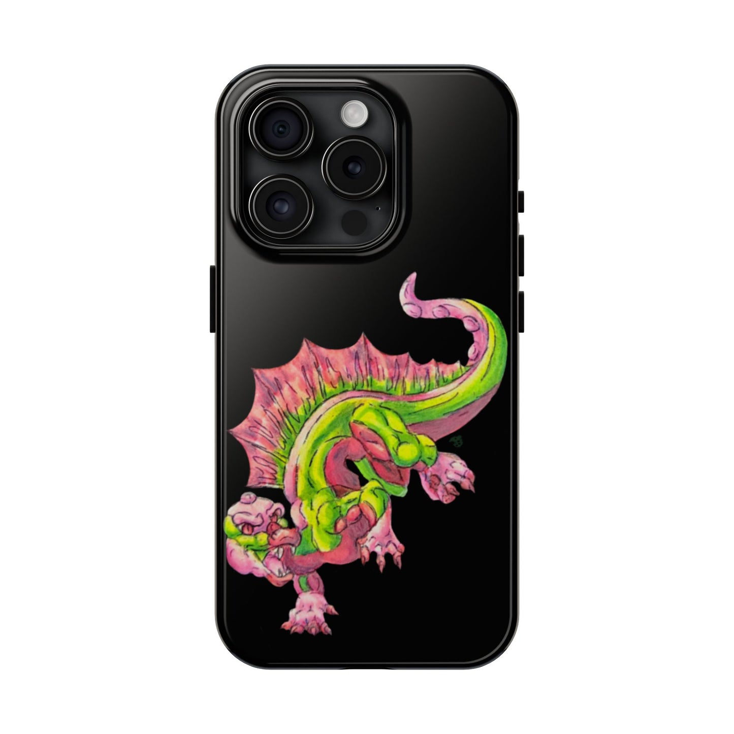 Cutesy Dimetrodon Jump Tough Phone Cases