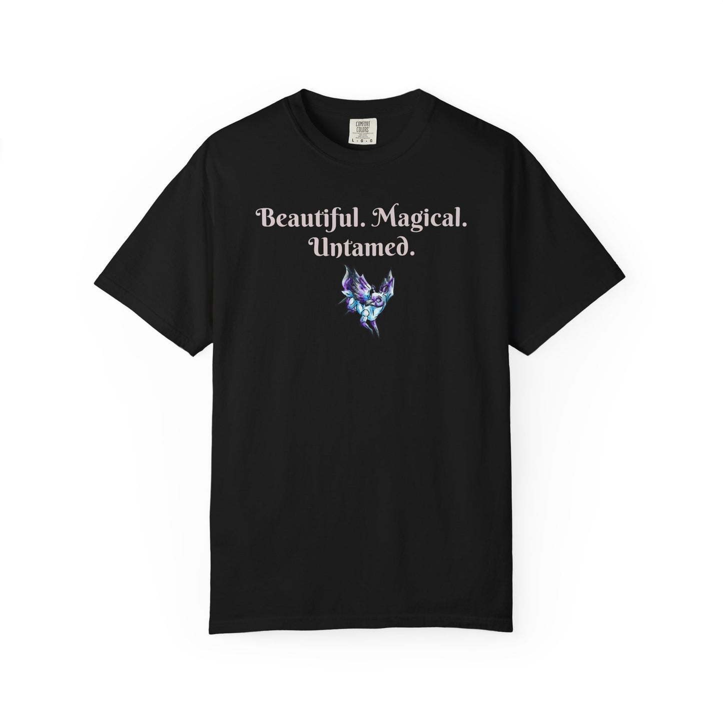 Chib Seleste the Peryton- Untamed- Fantasy Creature- White Deer Bird- T-shirt