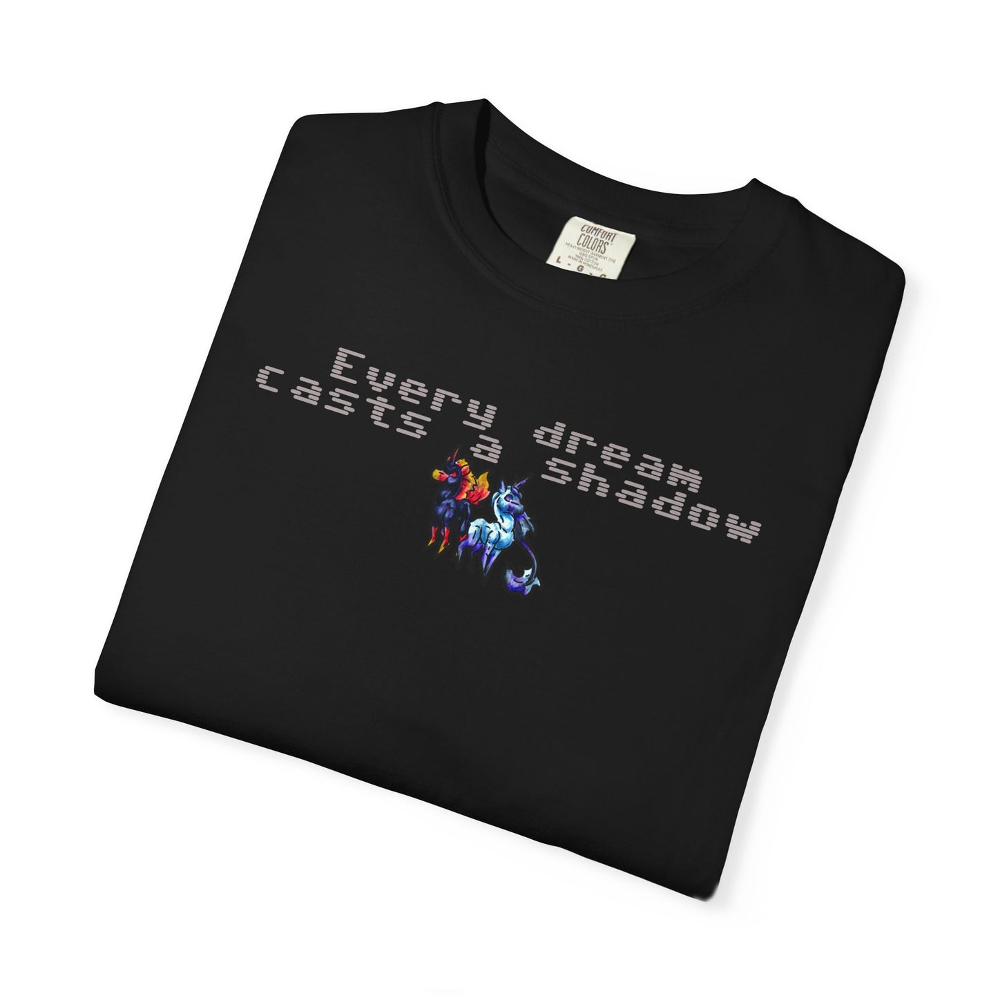 Dream and Nightmare Unicorn- Dream & Shadow- Celestial Nightmare- Duality– Light and Dark Fantasy- T-shirt