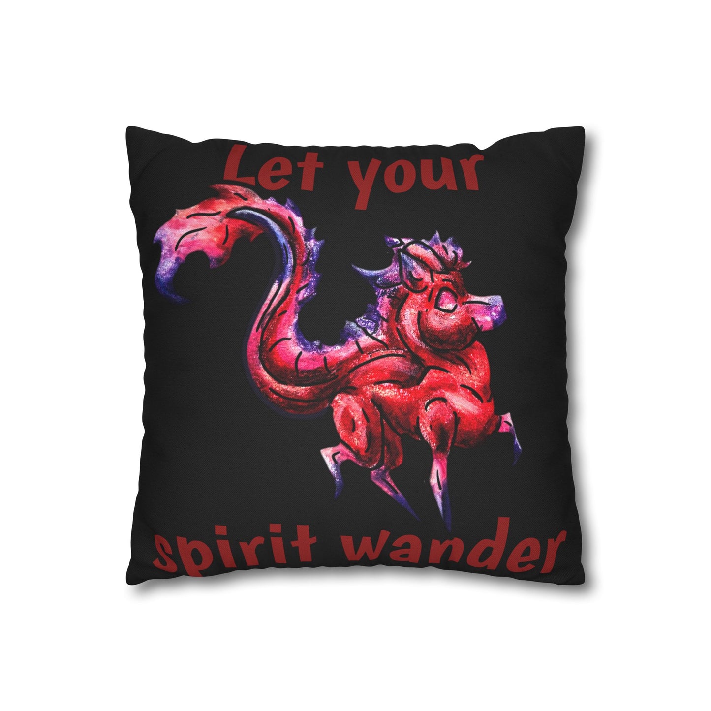 Chibi Myer the Kirin- Fantasy Animal - Kirin Gift- Double- sided Pillow Cover