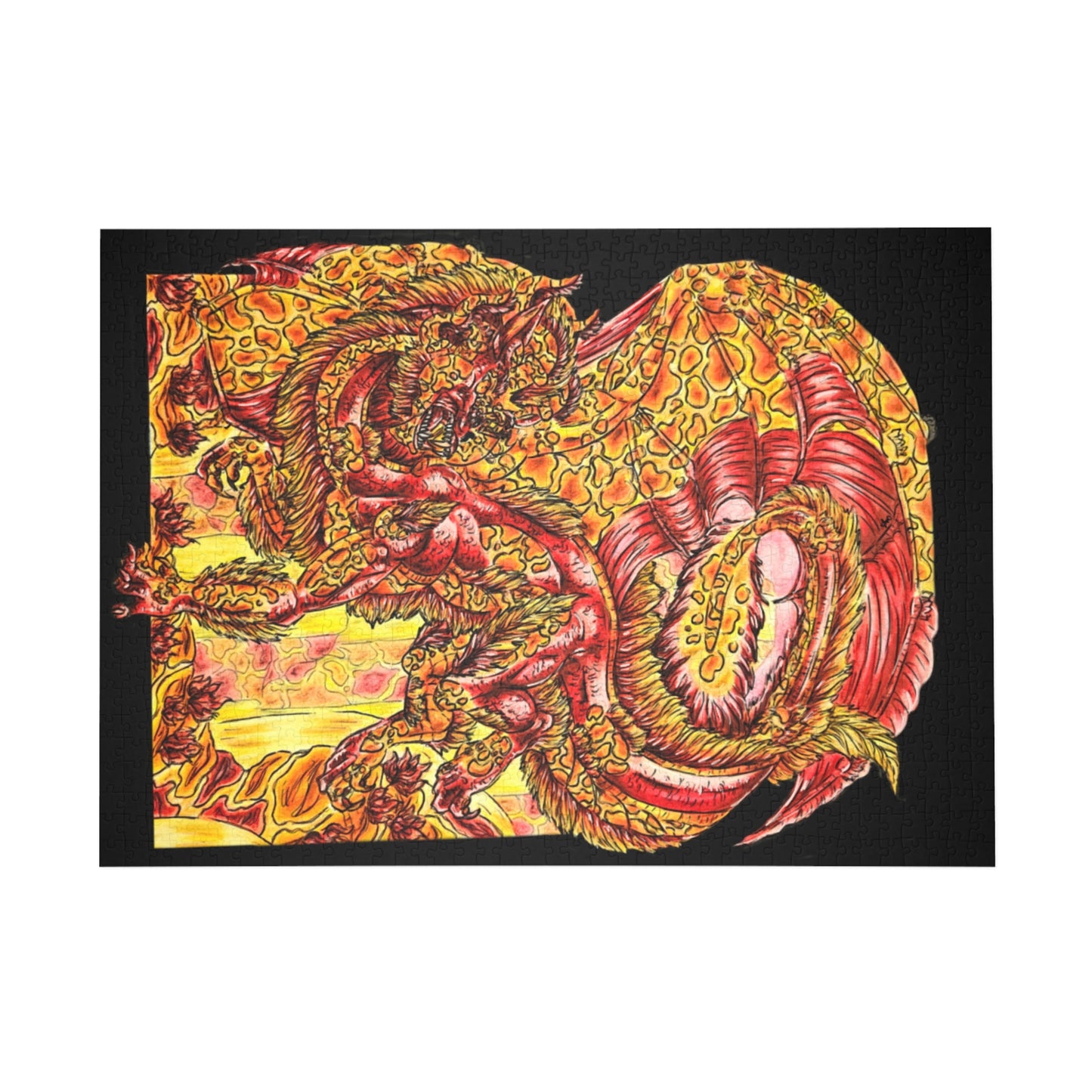Fire Dragon 1000-Piece Puzzle