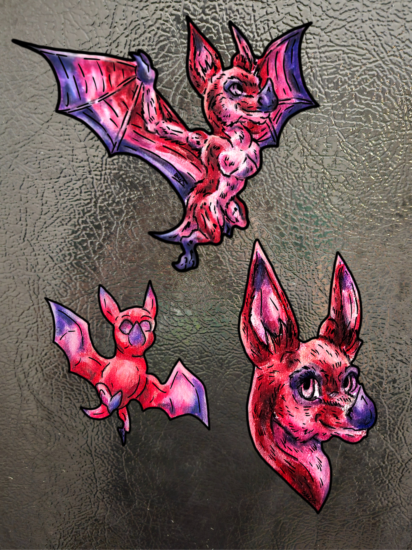 Myra the Bat Magnet 3 pack