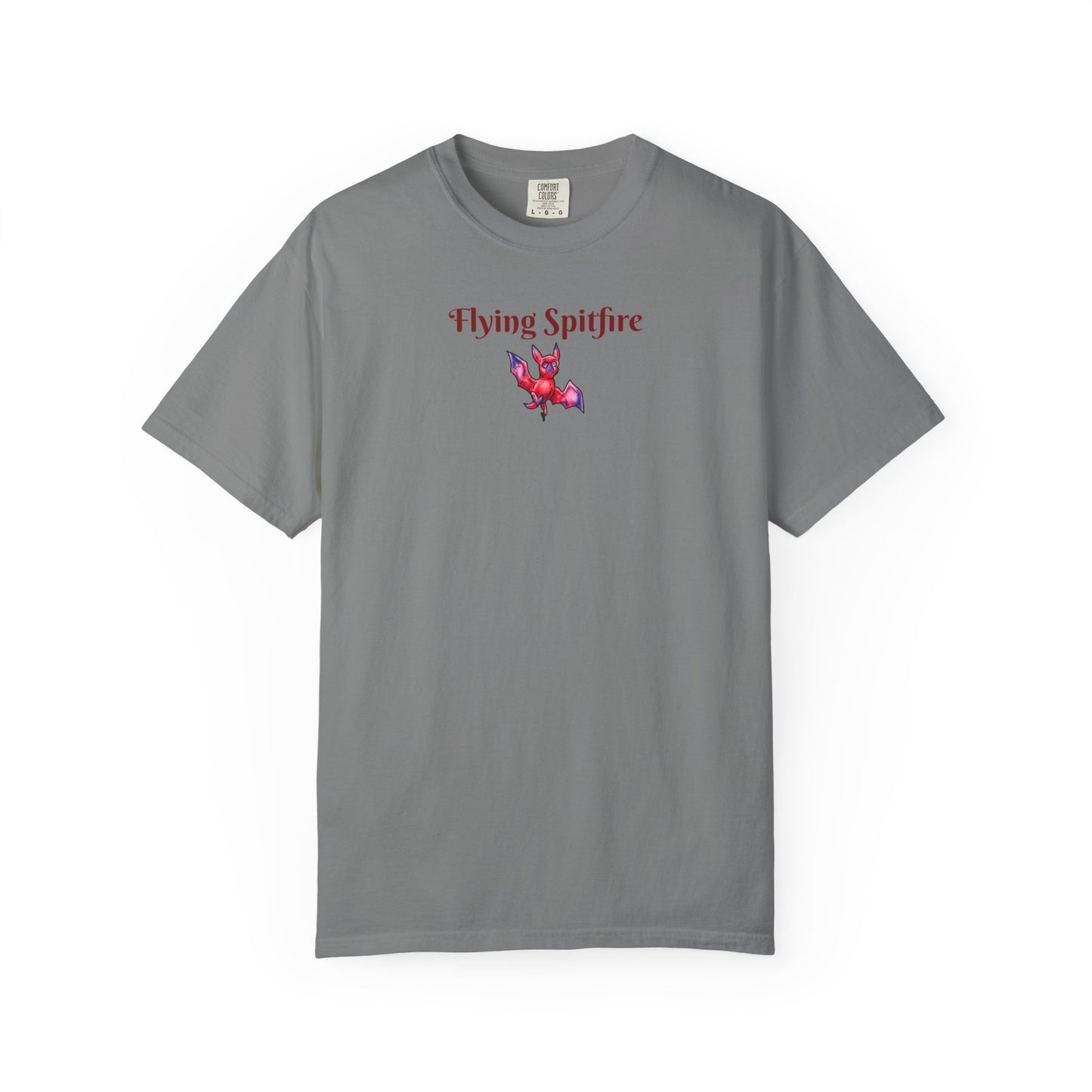 Chibi Myra the Bat- Flying Spitfire- Chibi Bat- Cute Animal -T-shirt