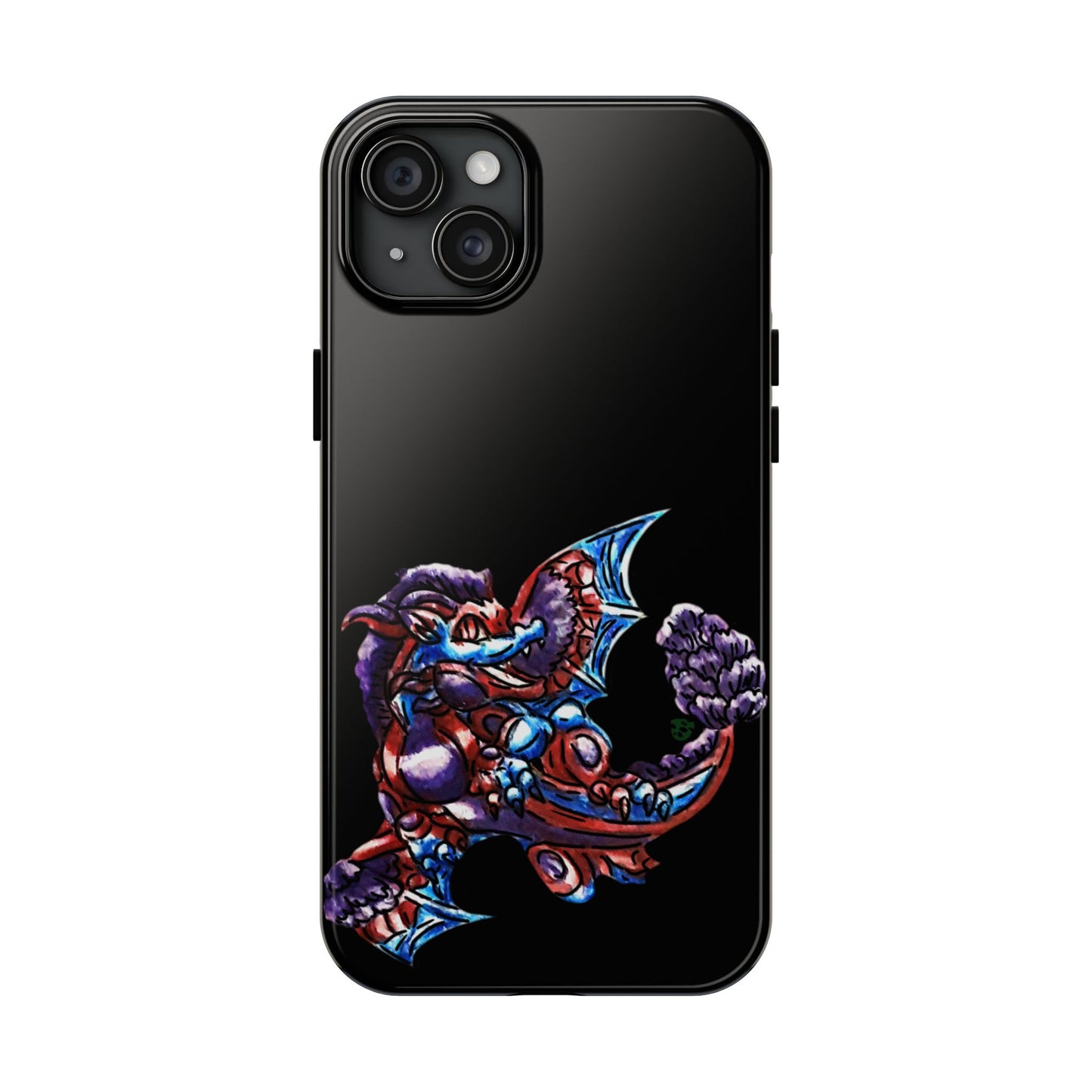 Cutesy January Dragon Twirl Tough Phone Cases