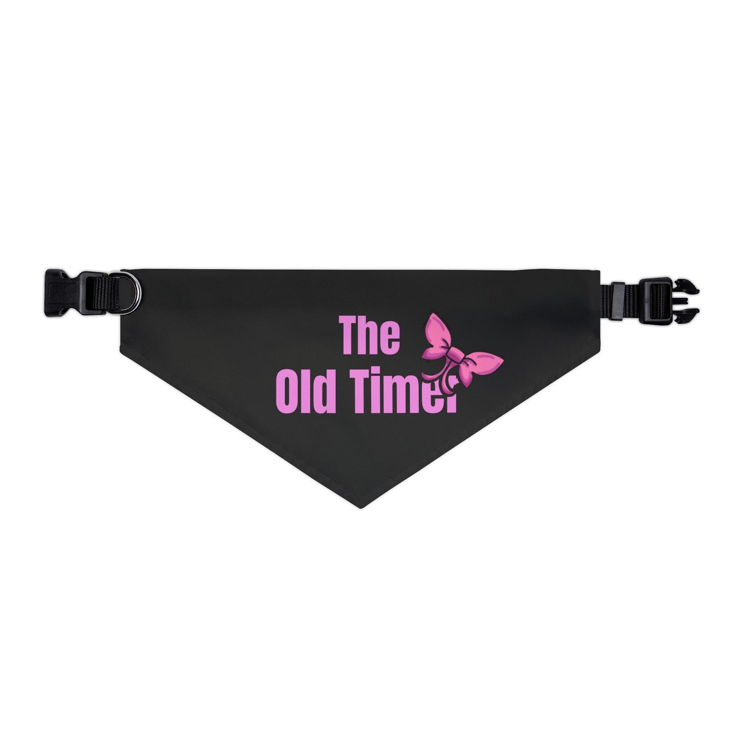 The Old Timer Pet Collar- Funny Dog Bandana - Girl