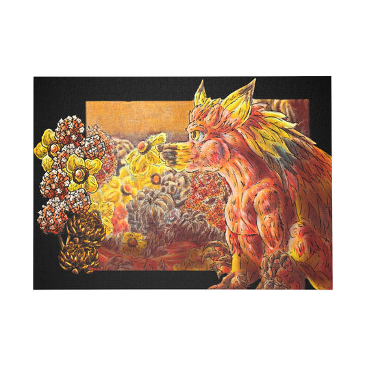 Aster the Fall Hedgehog 1000-Piece Puzzle