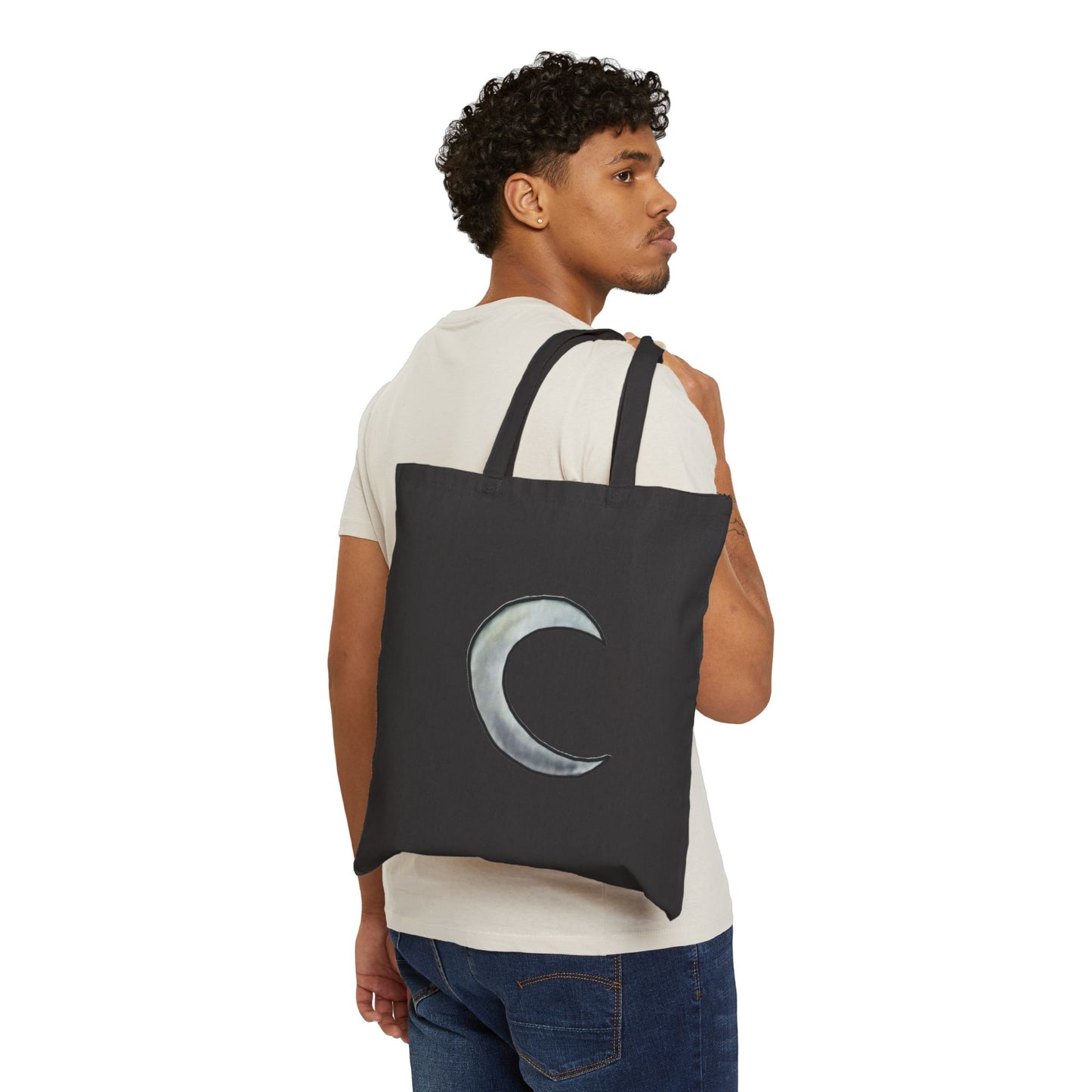 Myra the Bat Cotton Canvas Tote Bag