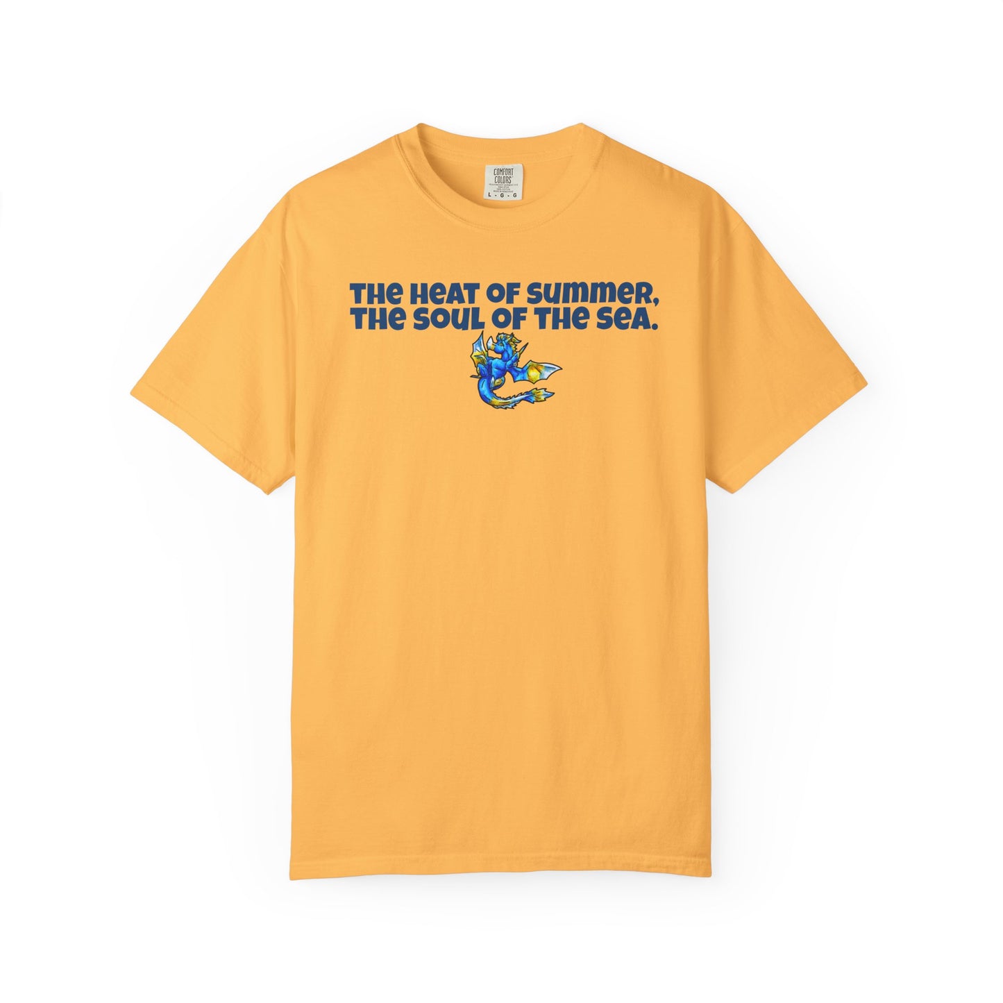 Chibi Summer Dragon- Heat & Soul- Summer Fantasy- Sunlit Tide Dragon- T-Shirt