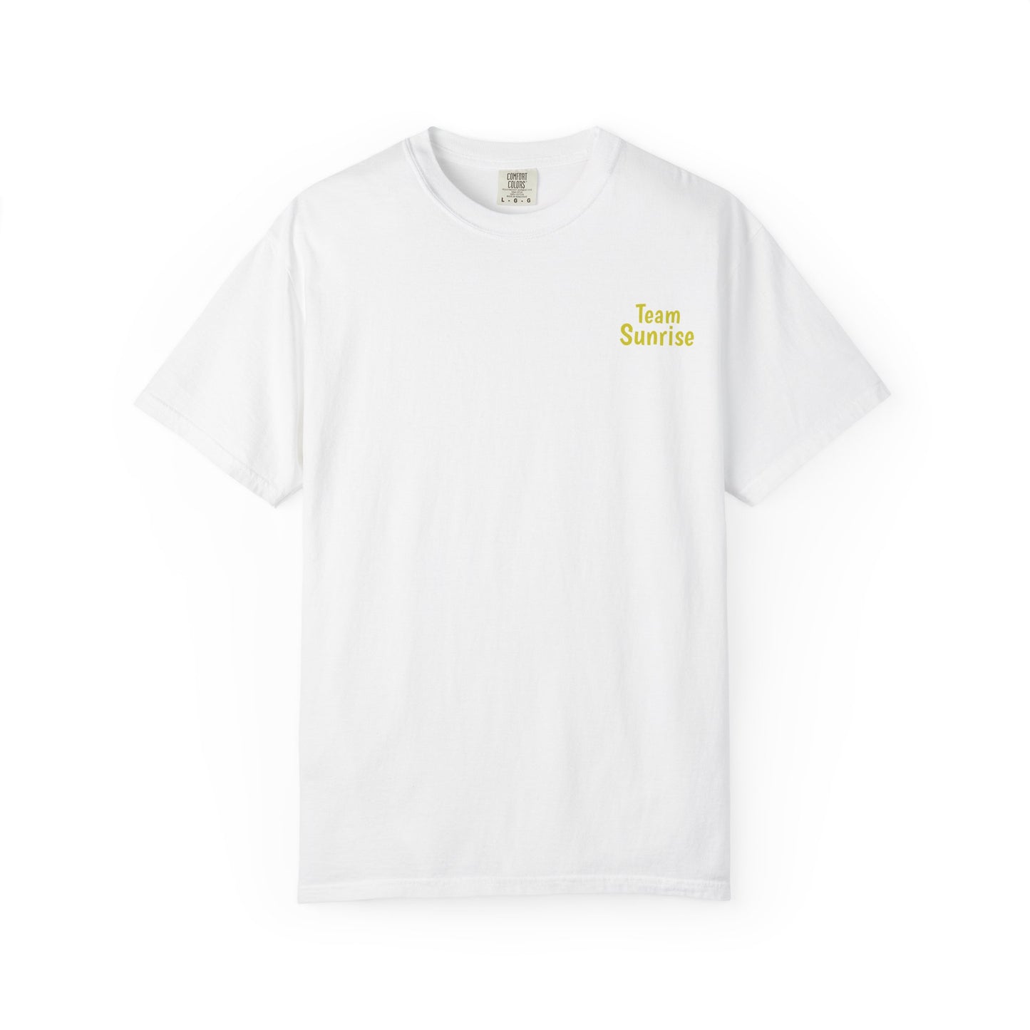 Team Sunrise Hippocampus – Golden Ocean Fantasy Art – Warm Fantasy Sea Creature Art- T-shirt