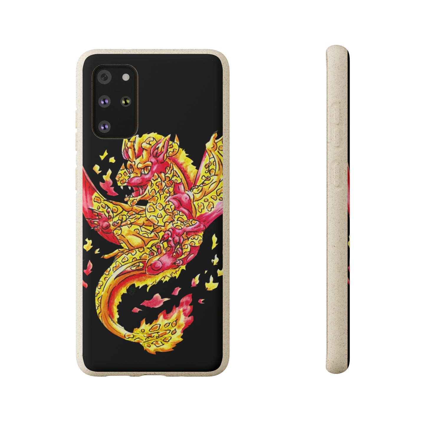 Cutesy Fire Dragon Float Biodegradable Cases