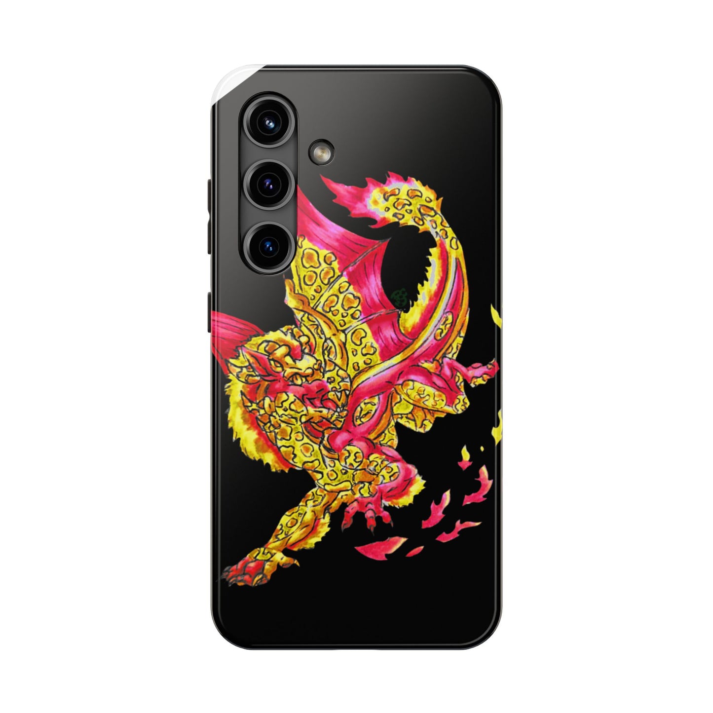 Cutesy Fire Dragon Fly Tough Phone Cases