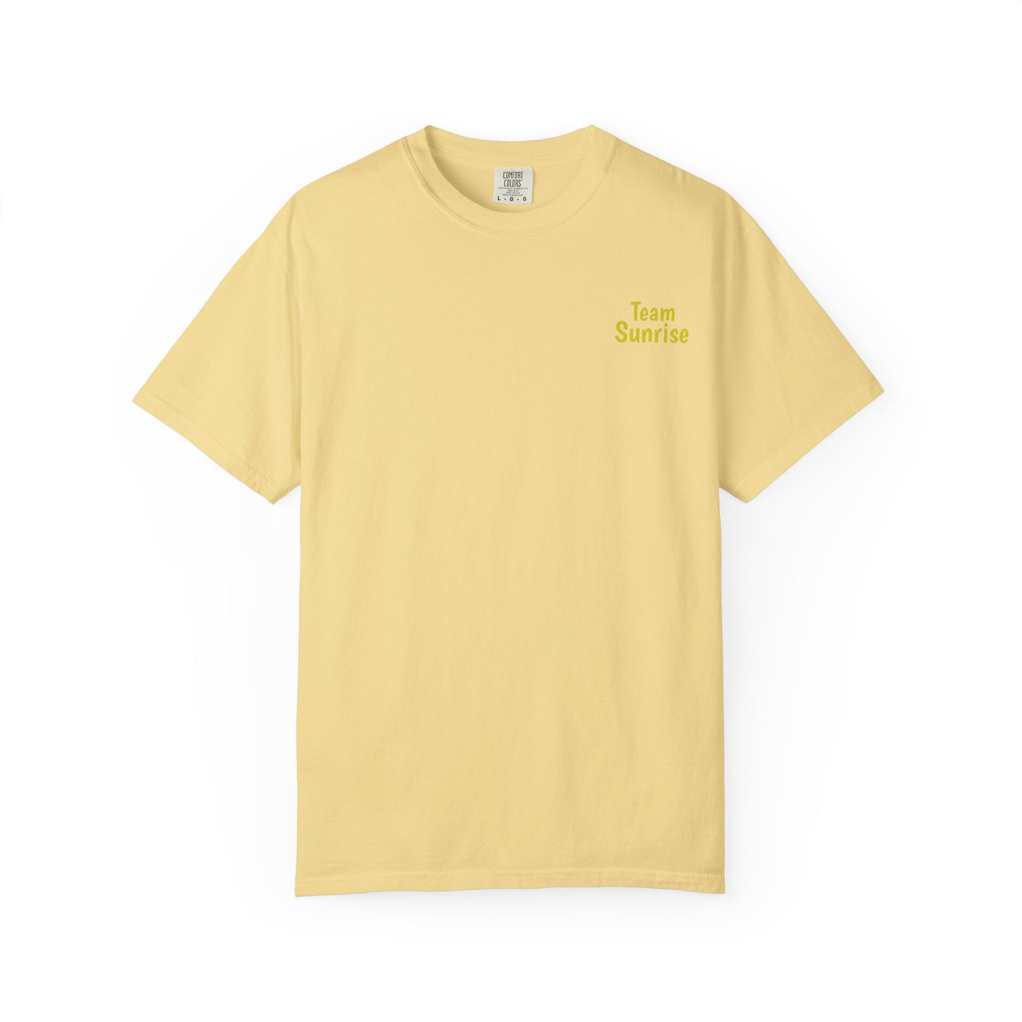 Team Sunrise Hippocampus – Golden Ocean Fantasy Art – Warm Fantasy Sea Creature Art- T-shirt