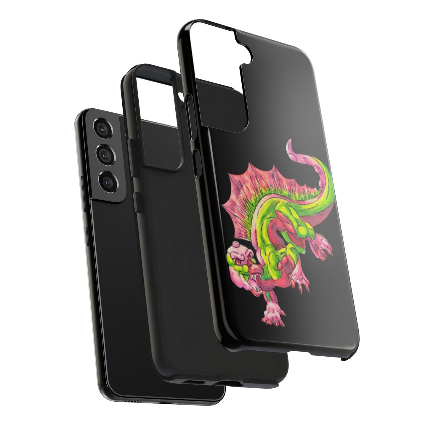 Cutesy Dimetrodon Jump Tough Phone Cases