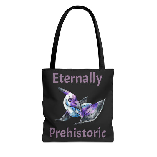 Siln -Chibi Pterodactyl- Flying Dino - Double-Sided Tote Bag