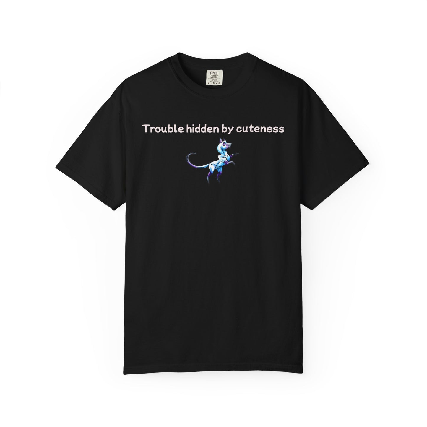 Chibi Slictine the Cat- trouble- Fantasy Cat- Cute Creature Art- Nature Animal- T Shirt