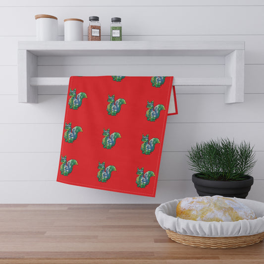 Jingle the Fox Tea Towels (cotton, poly)