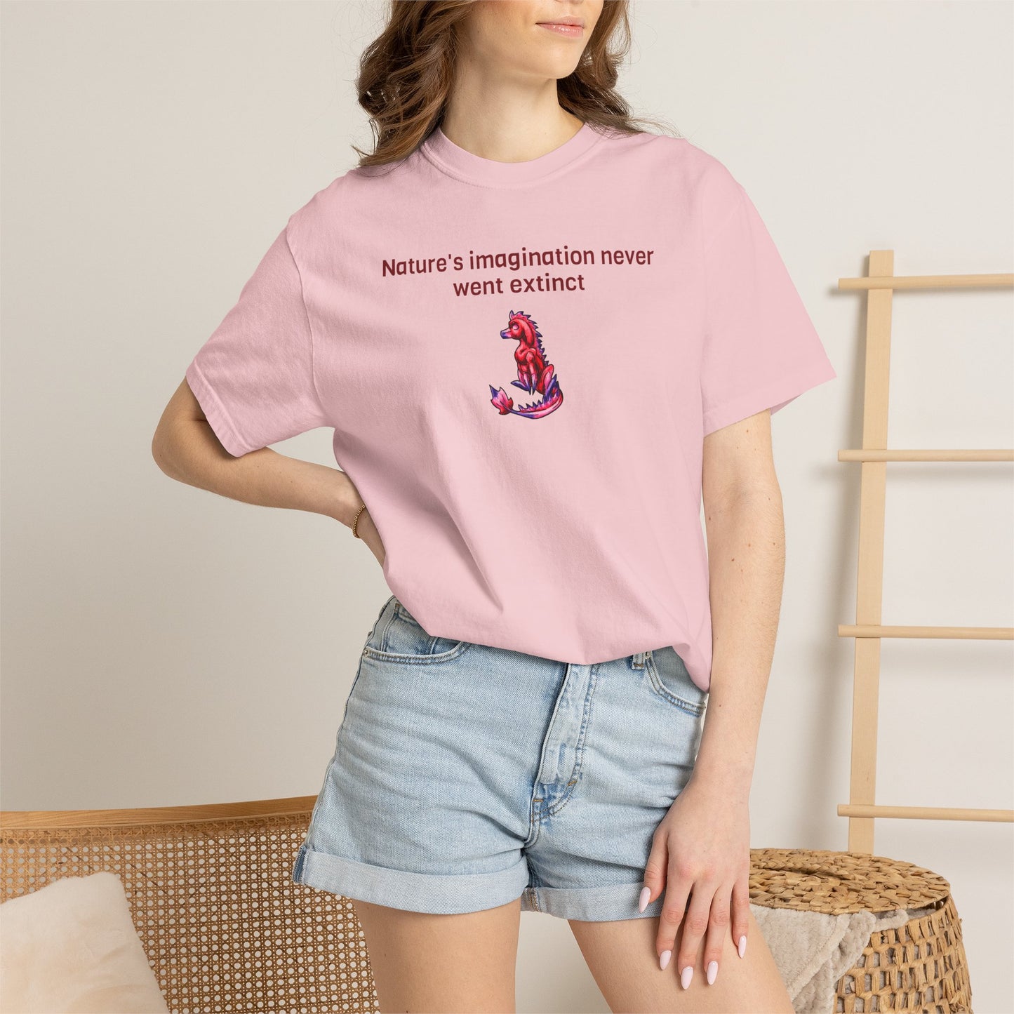 Chibi Mehr the Garudimimus- Nature's imagination- Feathered Dino- Prehistoric Dinosaur T-shirt