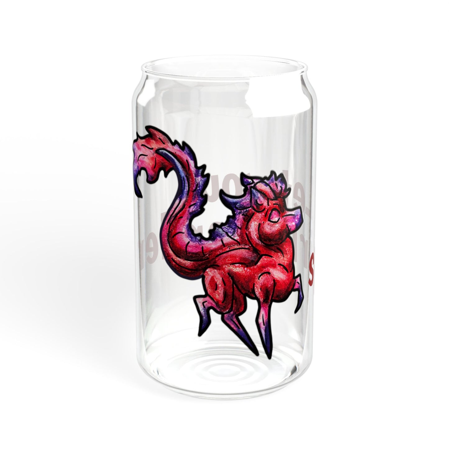 Myer the Kirin-Let your spirit wander- Chibi Kirin- Cute Animal - Sipper Glass, 16oz
