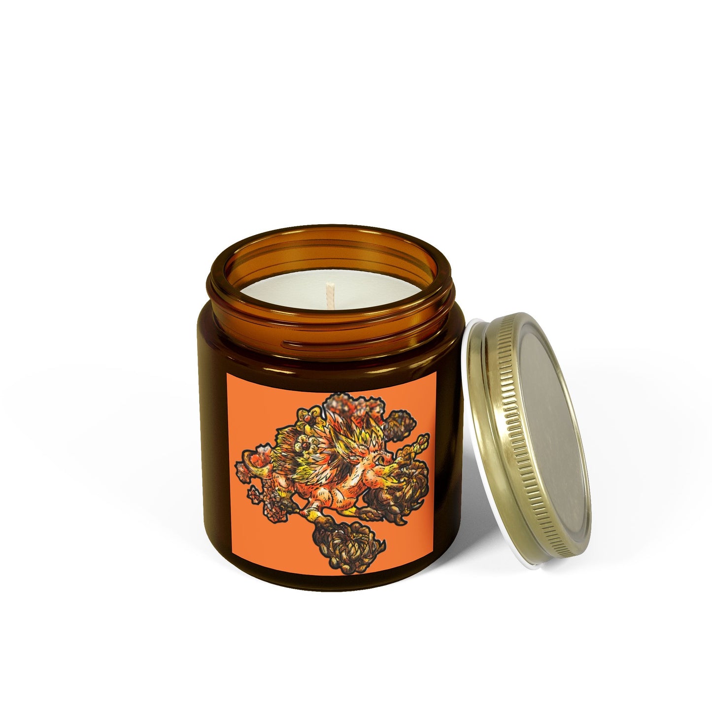 Aster the Fall Hedgehog Scented Candle