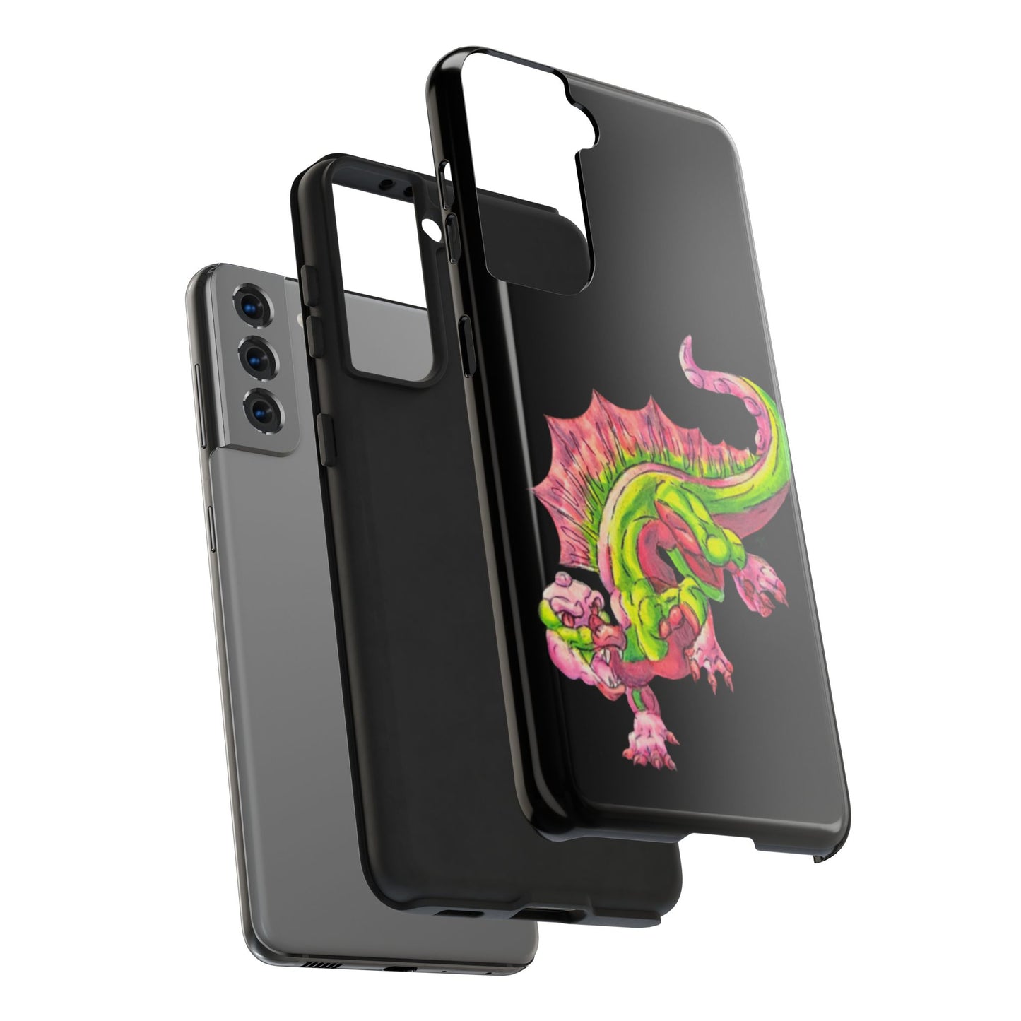 Cutesy Dimetrodon Jump Tough Phone Cases