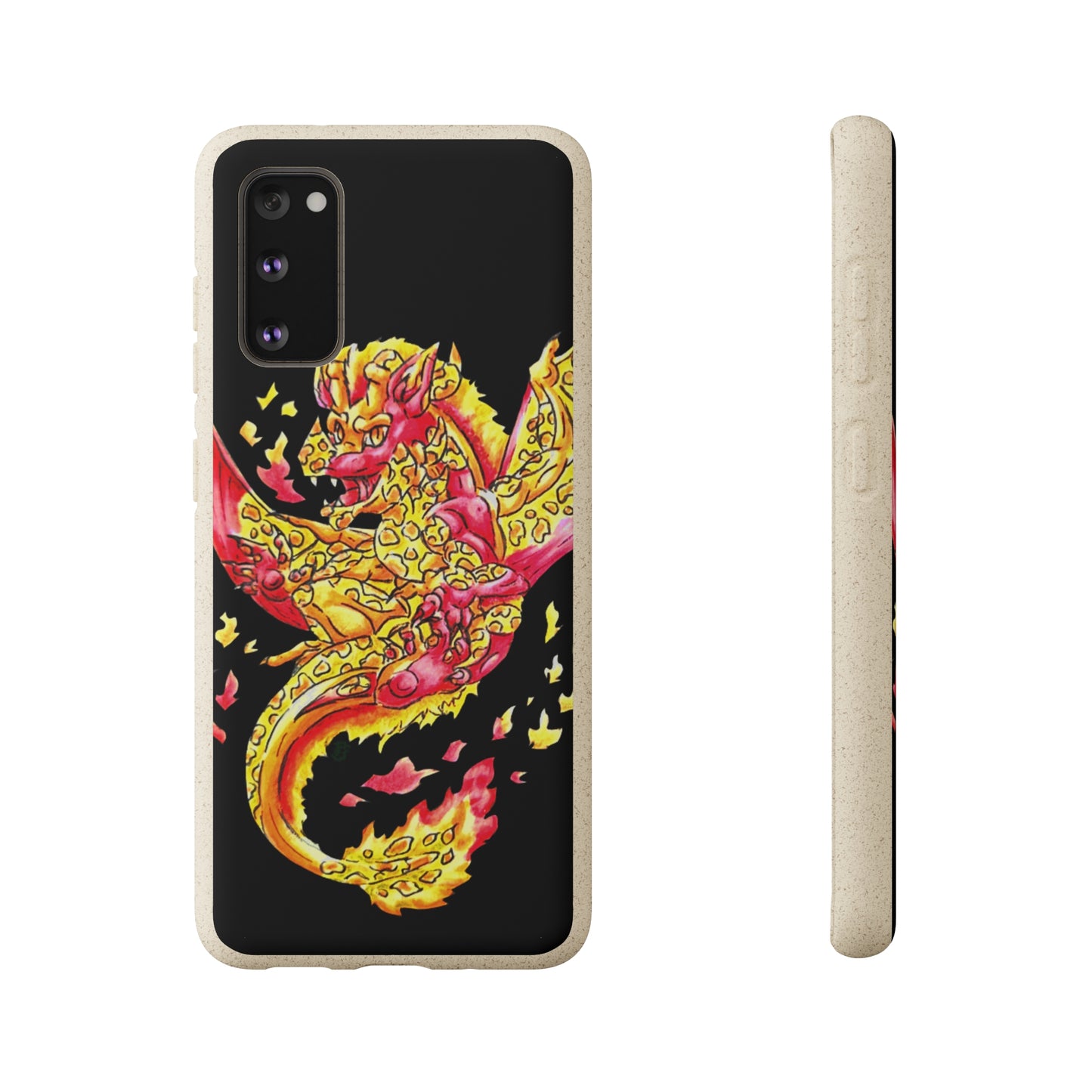 Cutesy Fire Dragon Float Biodegradable Cases