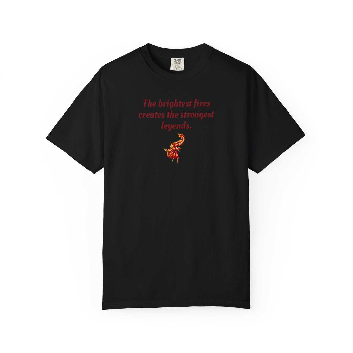 Chibi Fire Dragon- Strongest Legends- Elemental- Fantasy Dragon- T-shirt