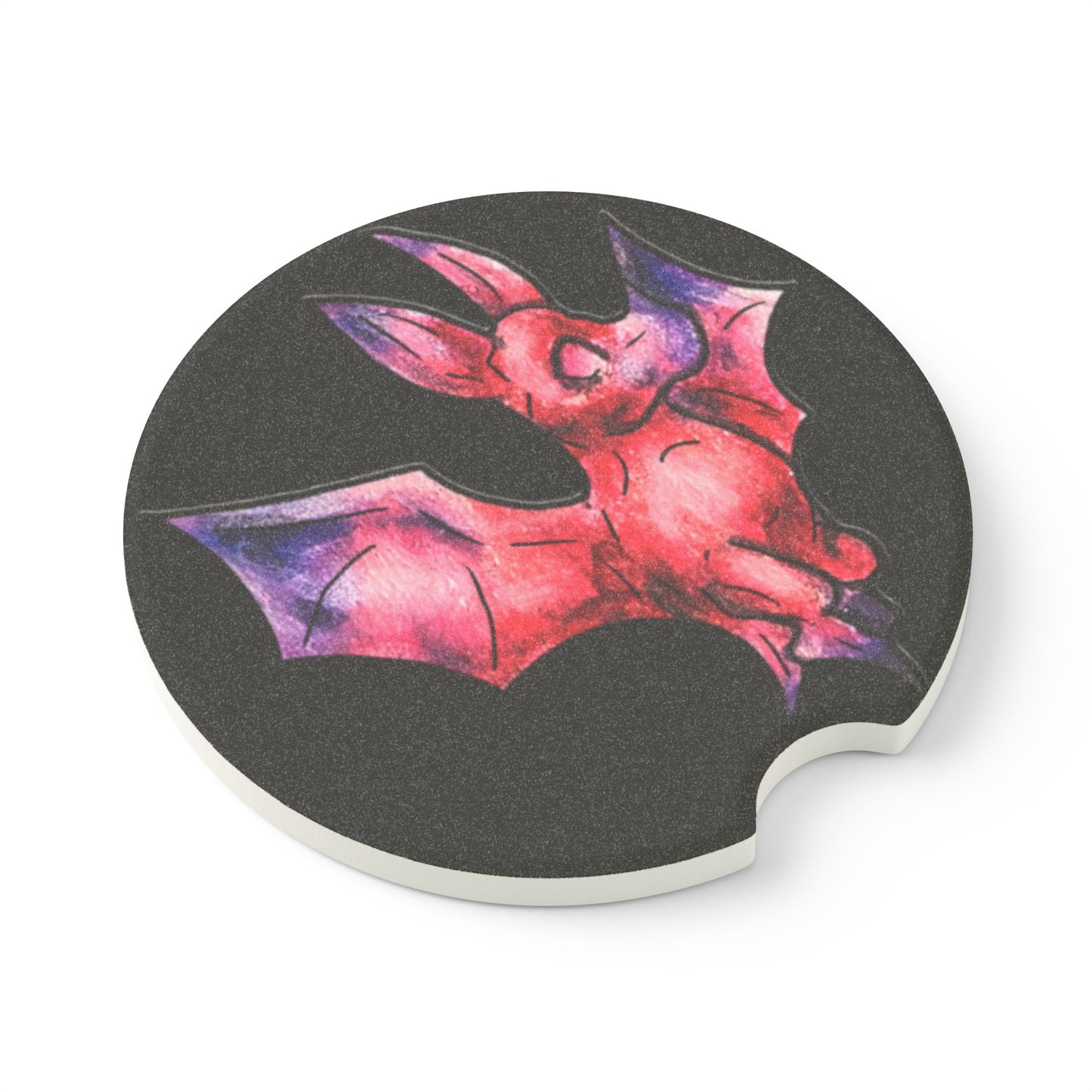 Minis Myra the Bat Soapstone Car Coaster