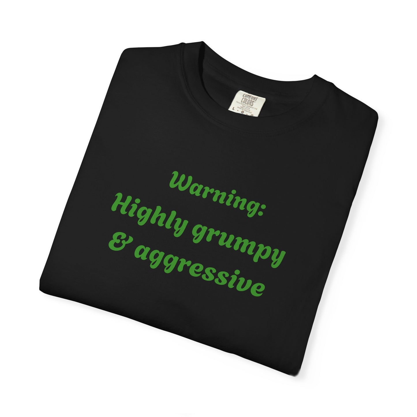 Arlith- Emerald Dragon – Aggressive Green Fantasy Dragon – Warning: Grumpy & Aggressive T-shirt – Mythical Creature– Dragon Lover Gift