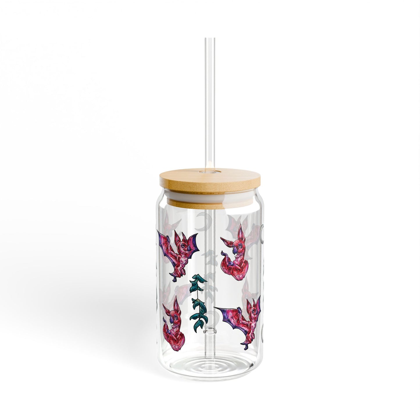 Myra the Bat Sipper Glass, 16oz