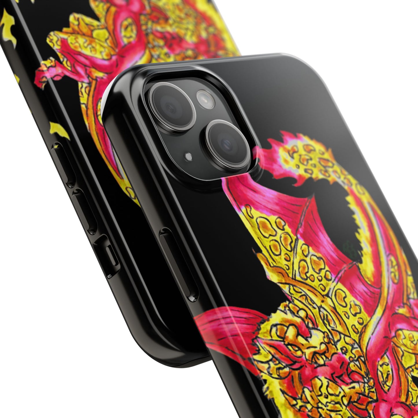 Cutesy Fire Dragon Fly Tough Phone Cases