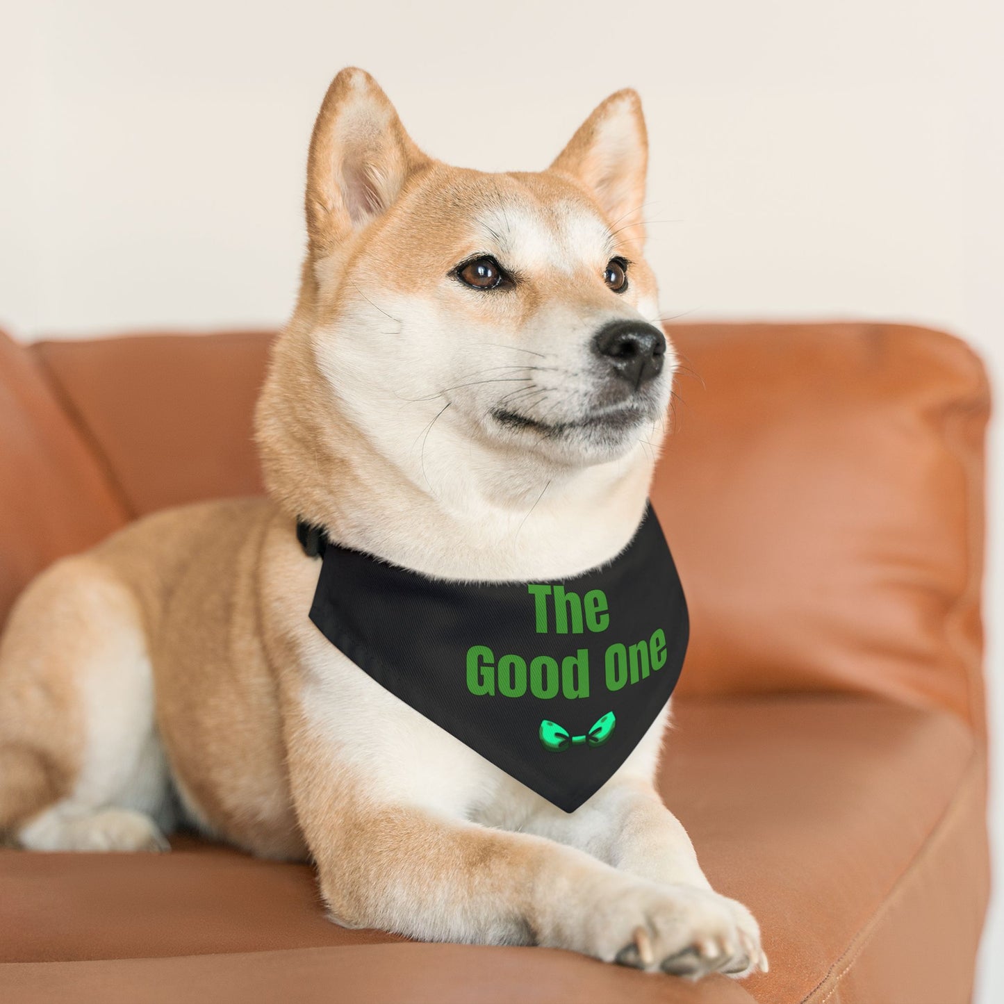 The Good One Pet Bandana Collar - Funny Dog Bandana - Boy