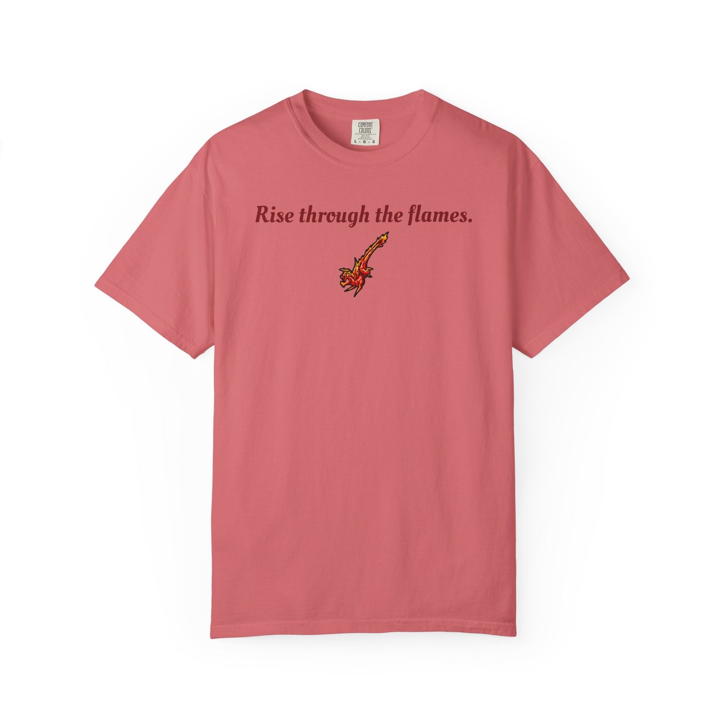 Chibi Fire Dragon- Rise- Elemental- Fantasy Dragon-T-shirt