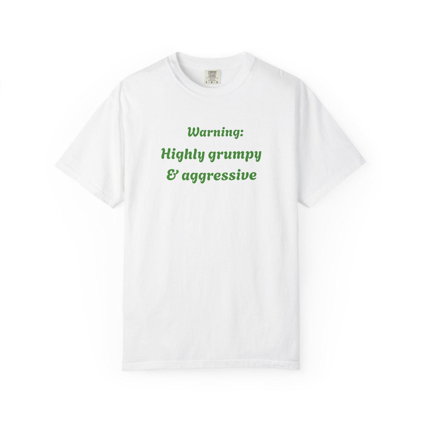 Arlith- Emerald Dragon – Aggressive Green Fantasy Dragon – Warning: Grumpy & Aggressive T-shirt – Mythical Creature– Dragon Lover Gift