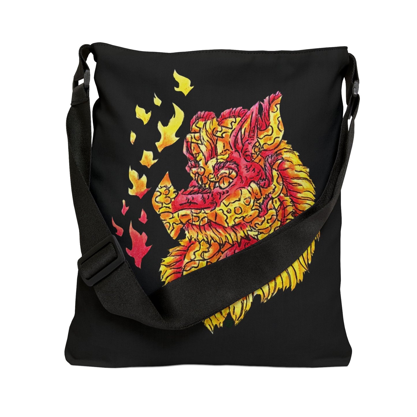 Fire Dragon Heads Adjustable Tote Bag (AOP)