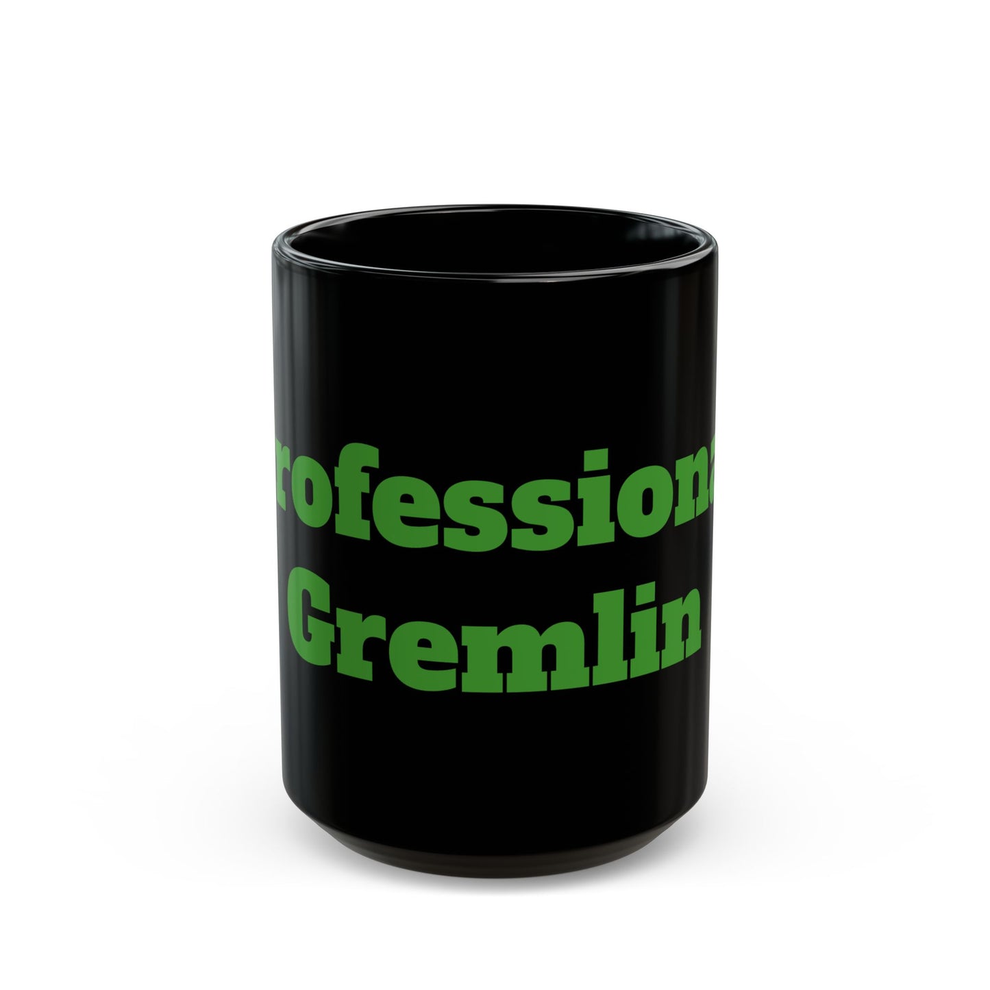 Professional Gremlin Mug 15oz Black Coffee Cup