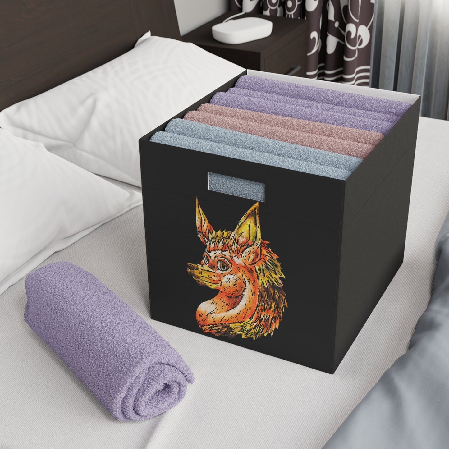 Aster the Fall Hedgehog Felt Storage Box