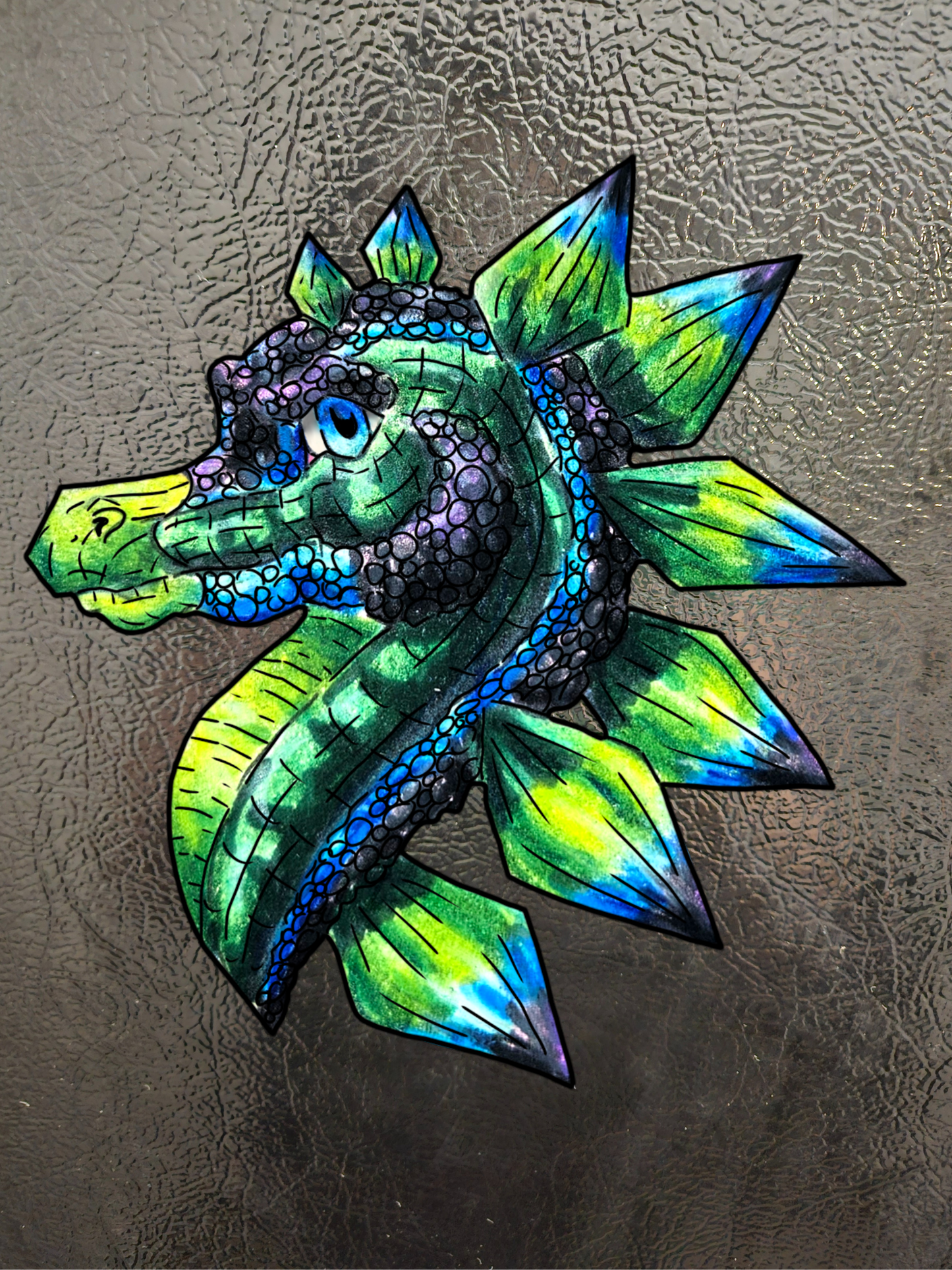Chibi Arith the Stegosaurus 3pk Magnets