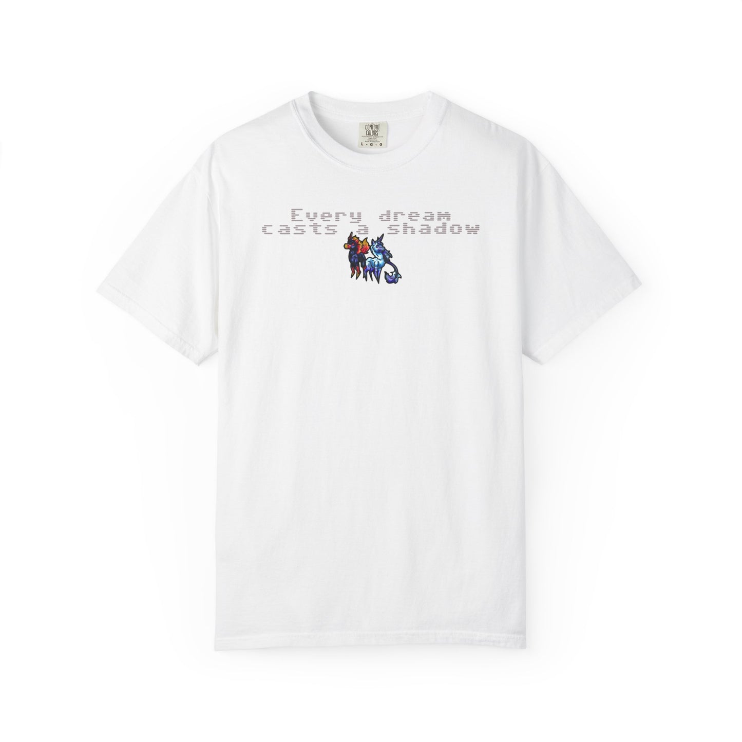 Dream and Nightmare Unicorn- Dream & Shadow- Celestial Nightmare- Duality– Light and Dark Fantasy- T-shirt