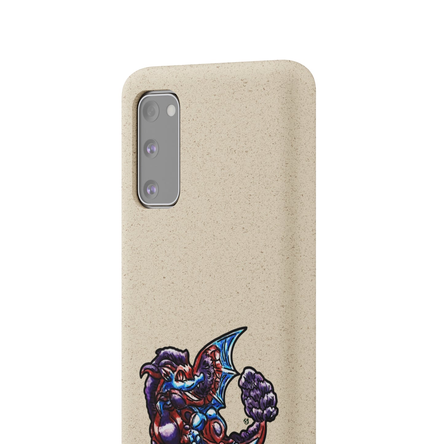 Cutesy January Dragon Twirl Biodegradable Cases