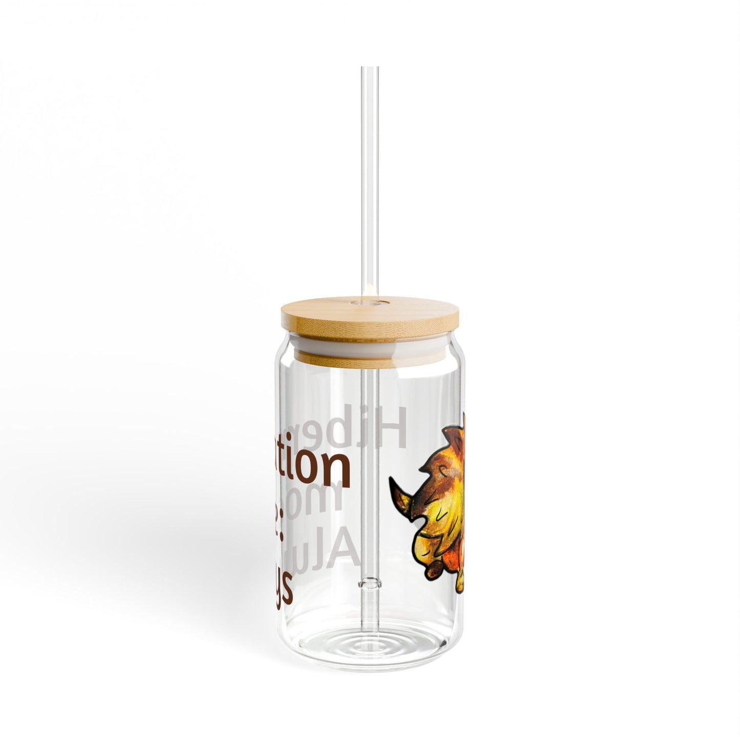 Chibi Aster the Hedgehog-Hibernation Mode: Always- Chibi Hedgehog- Cute Animal - Sipper Glass, 16oz