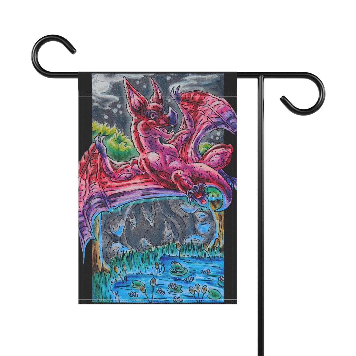 Myra the Bat Garden & House Banner