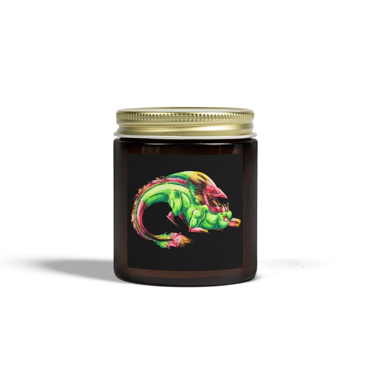 Chibi Spring Dragon- Fantasy Nature- Mythical Creature- Forest Guardian Art - Dragon Lover Gift - Scented Candles